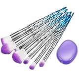 Diseño especial: la sirena Fishtail brochas hechas de materiales de fibra sintética de que proporciona un tacto increíble y sienten, material de la más alta calidad, alta densidad de Pelo, no suelto.