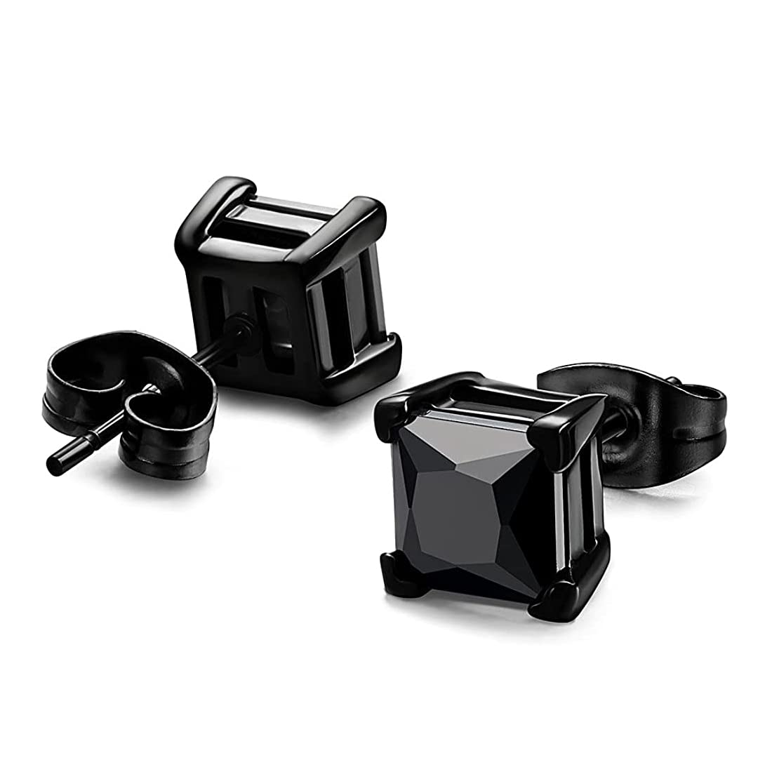 Crystal Stud Earrings Combo Pack - Set of 3 Pairs