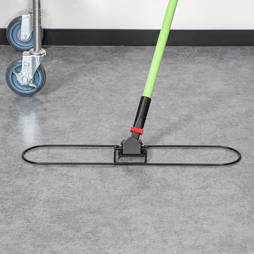 Image of Restaurantware-MOP FRAME ONLY: Clean Tek Professional 24 x 5 Inch Dust Mop Frame, 1 Snap-On Wire - Dust Cleaning Head And Handle Sold Separately, For Home Or Office, Iron Wire