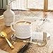 Leadiy Acrylic Coaster Decorative Plates, Irregular Bar Drink Coaster, Clear Cloud Shape Coffee Cup Coaster, Perfect for Tabletop Protection and Accessories Display.(Gold)