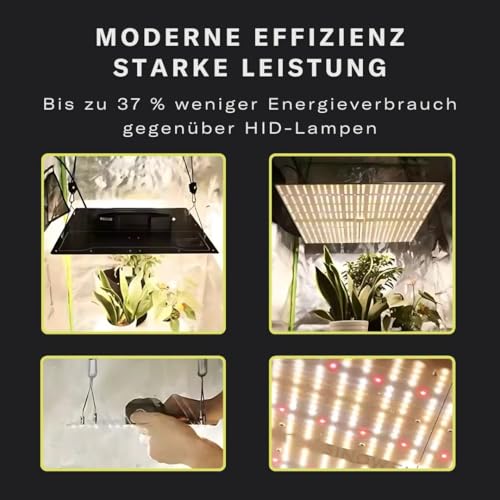 Niello® Reflector 50W LED Pflanzenlampe, LED Grow Light Vollspektrum Pflanzenlicht Led Grow Lampe nur 1 cm Dick mit Schalter für Zimmerpflanzen Gemüse und Blumen 7 Niello® Reflector 50W LED Pflanzenlampe, LED Grow Light Vollspektrum Pflanzenlicht Led Grow Lampe nur 1 cm Dick mit Schalter für Zimmerpflanzen Gemüse und Blumen – Bild 7