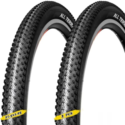 27.5/1.95 Neumático MTB Todo-Terreno con 27.5-1.95 40-65PSI Resistente al Desgaste Patrón Antideslizante 27.5 1.95 Neumático para Bicicleta Urbana