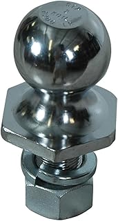 Reese Towpower 7008300 Interlock Trailer Hitch Ball, 2 Inch Diameter, 6,000 lbs. Capacity, 1 Inch Shank Diameter, 2-1/8 Inch Shank Length