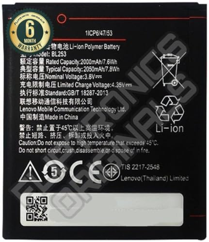 Image of BL253 Battery for Lenovo A2010, A1000 Battery with 6 Month Warranty**** (U64)