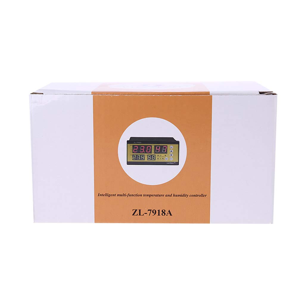 SHOTAY ZL-7918A Automatische Multifunktions-Inkubatorsteuerung 100-240 V LCD-Anzeige Temperatur Feuchtigkeitsregelung 18 Thermostat-Wärmeregler für Lager