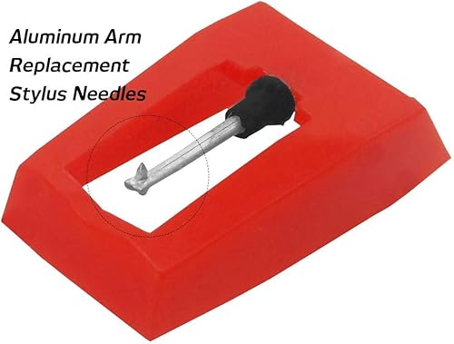 Miniatura 9 de Paquete de 2 agujas para tocadiscos aguja de repuesto de diamante para tocadiscos de vinilo ION Jensen Crosley Victrola Sylvania tocadiscos LP