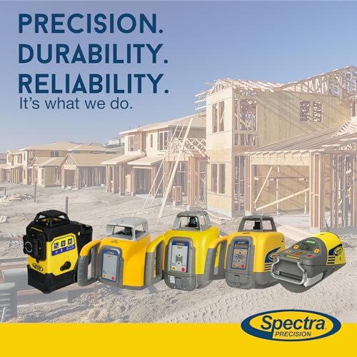 Image of Spectra Precision HL760 Laser Level Receiver, Front and Back LCD Displays, Digital Readouts, Select Units of Measure, Waterproof