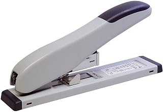 Charles Leonard Heavy Duty Stapler, Padded Handle with Nonskid Feet, Multiple Staple Sizes, 100 Sheet Capacity, Putty, (82620)