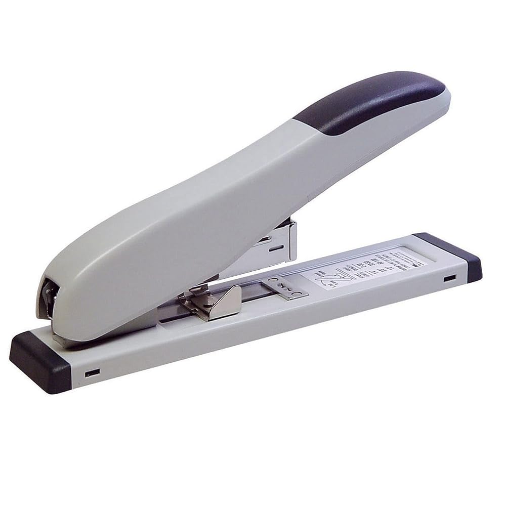 Charles Leonard Heavy Duty Stapler, Padded Handle with Nonskid Feet, Multiple Staple Sizes, 100 Sheet Capacity, Putty, (82620)