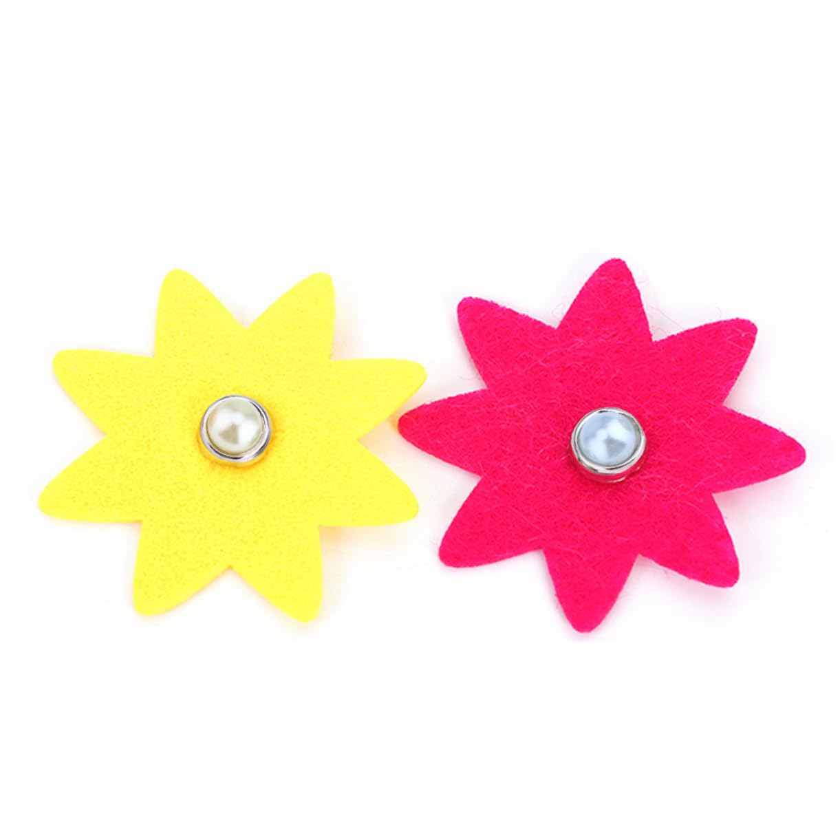 NUOBESTY Pearl Pins for Scrapbooking 100pcs Alloy Paper Fasteners Decorative Mini Brads Round Head Random Color