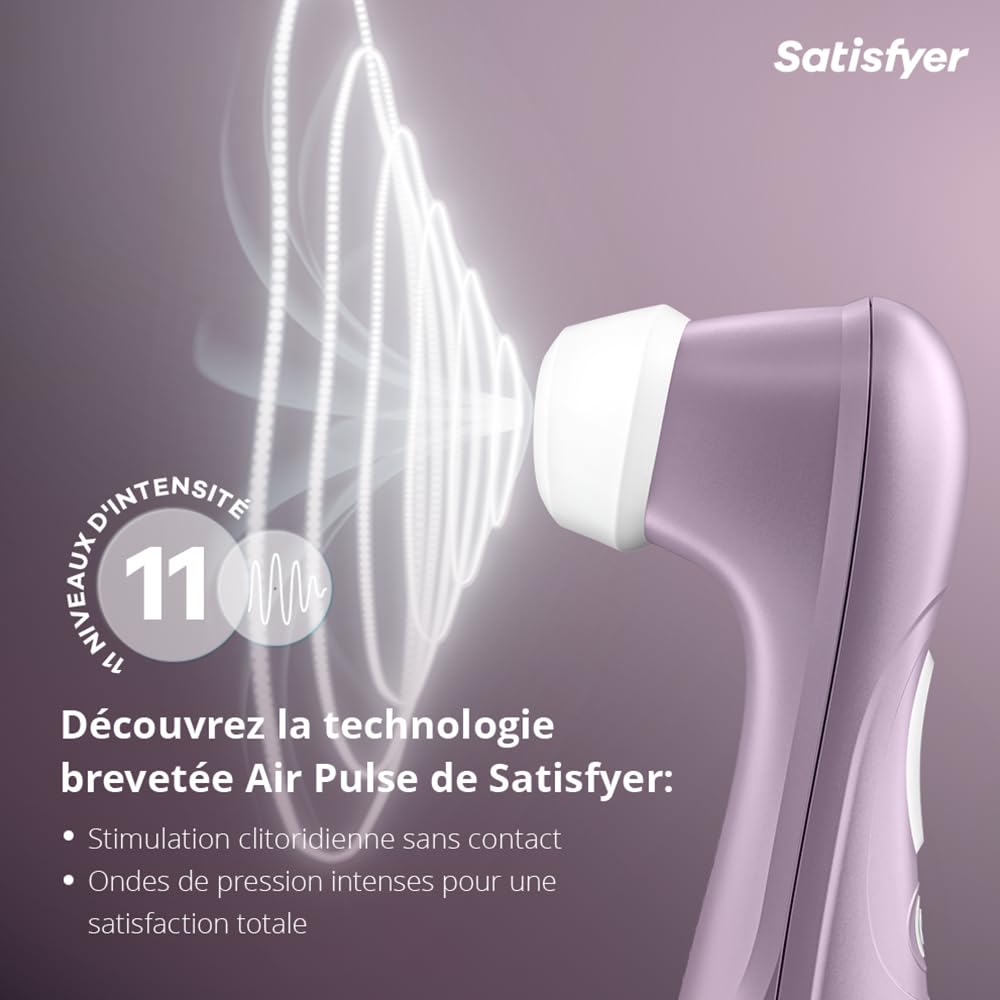 Vibromasseur Satisfyer Pro 2 Dildo | Vibromasseur, femme | Stimulation clitoridienne puissante et silencieuse | Cadeau pour femme | Sextoy très érotique