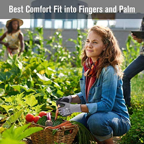 Safety-Work-GlovesDS-Safety-NP1001-Comfort-Stretch-Fit-Power-Grip-Smart-Touch-Durable-Foam-Coated-3Pairs-12Pairs