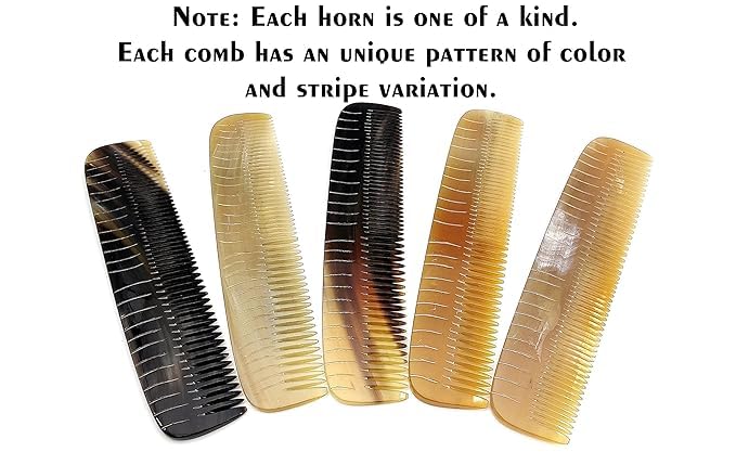 Image of SOFIYA CRAFT natural comb horn for man & women