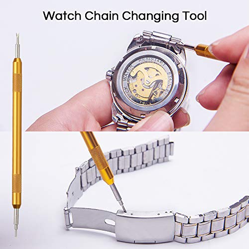 Vastar Watch Opening Tool - Watch Opener, Watch Battery Replacement Tool Kit, Watch Repair Tool Kit with User Manual