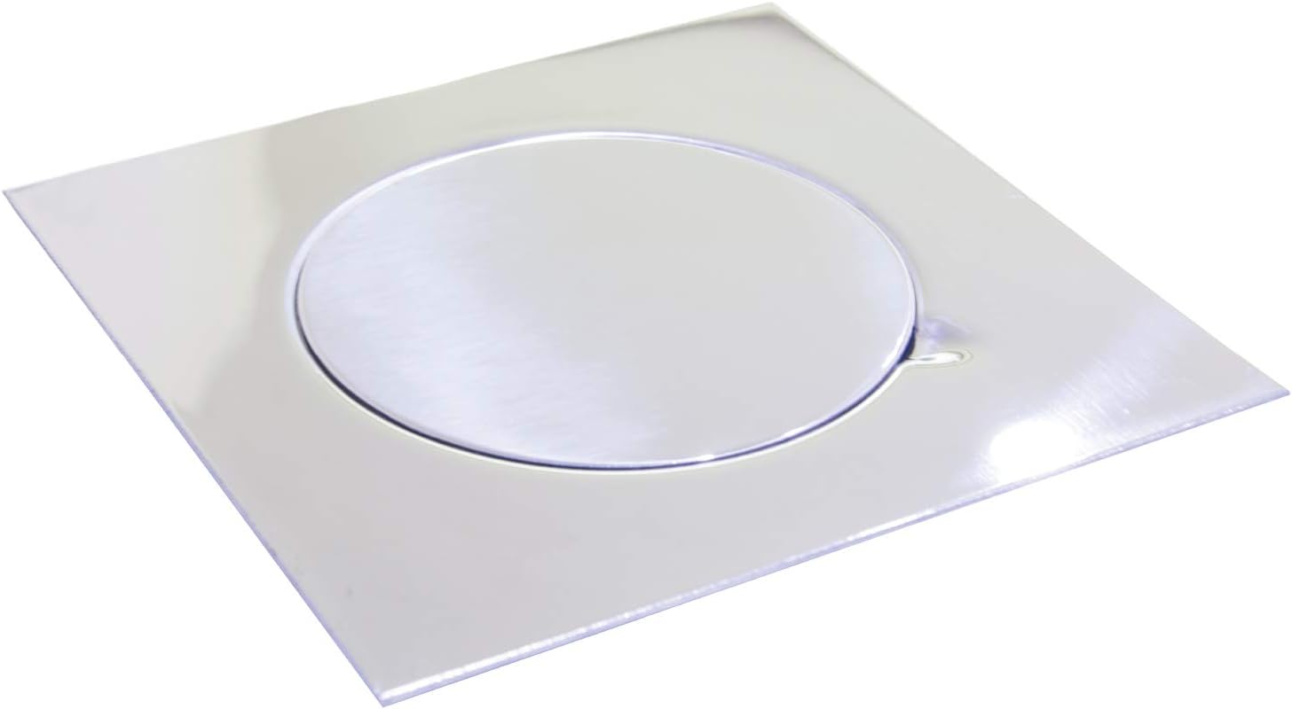 AQUADRAIN Floor Drain With Vertical Outlet 200X200mm AQD-620P-SS Polished Stainless Steel