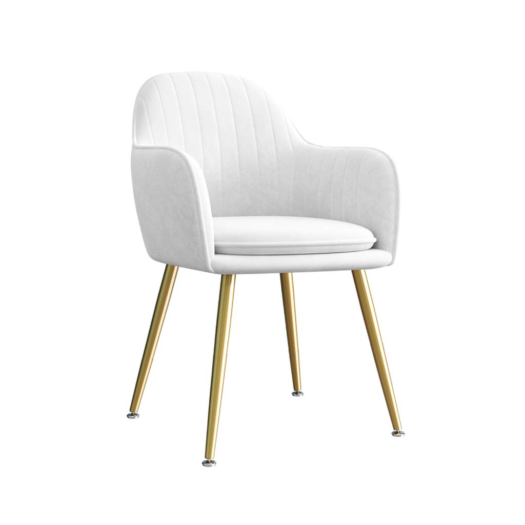 Silla de dormitorio con respaldo ajustable de alta gama para tocador elegante