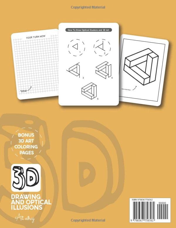 Miniatura 2 de 3d drawing and optical illusions A Step-by-Step Guide for Drawing Optical Illusions 3D Art, Shapes, and Objects for Children and Adults 3D 6