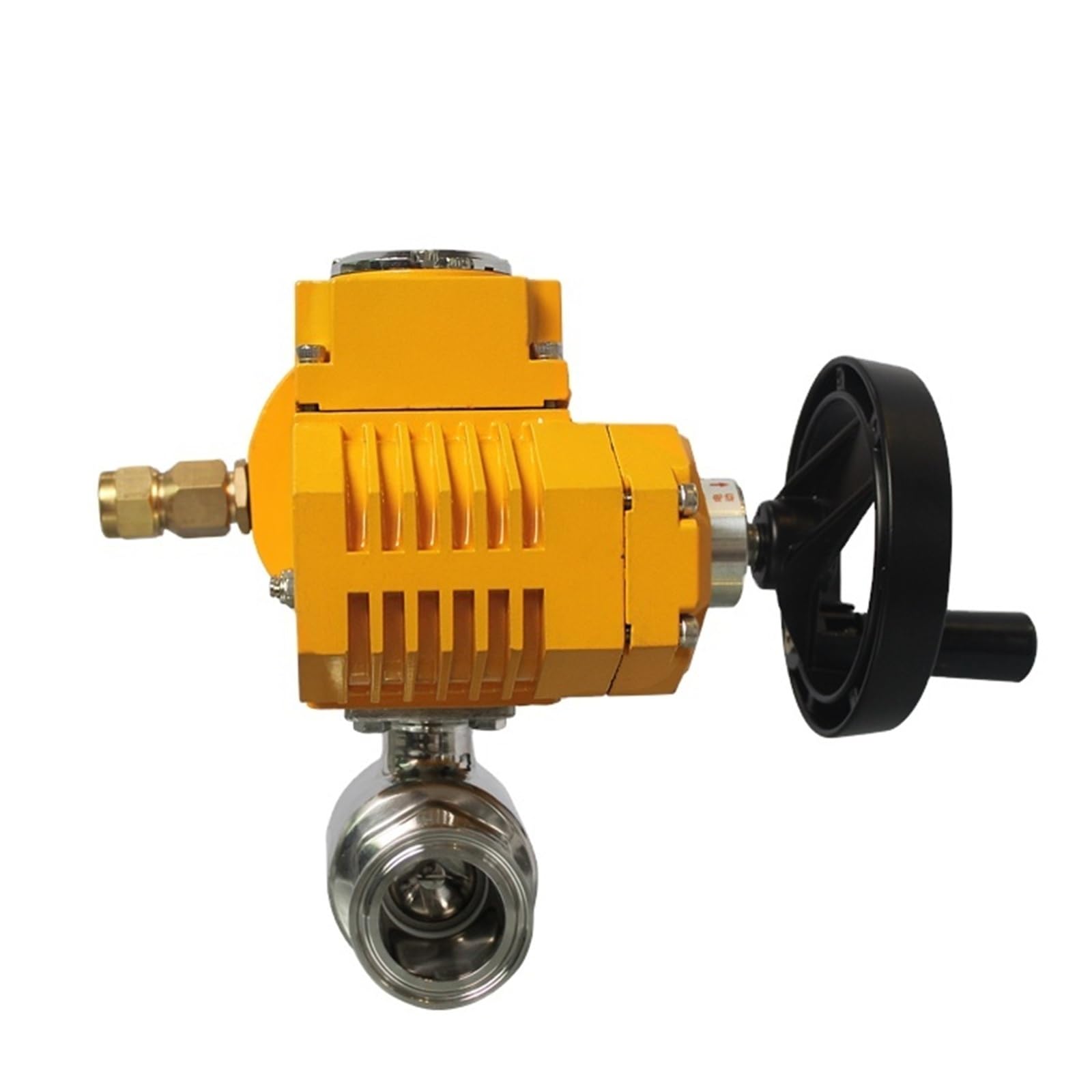 Belovek One Color Food Grade Motorized Automated Valves Regualting Sanitary Electric Actuator Ball Valve