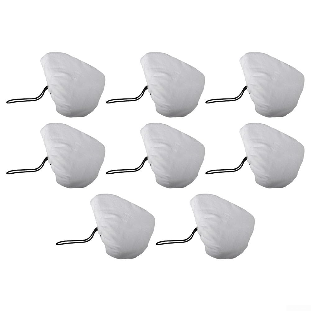8 Pack Microfibra Mopa para vapor Triangular Lavable 8 Pack Microfibra