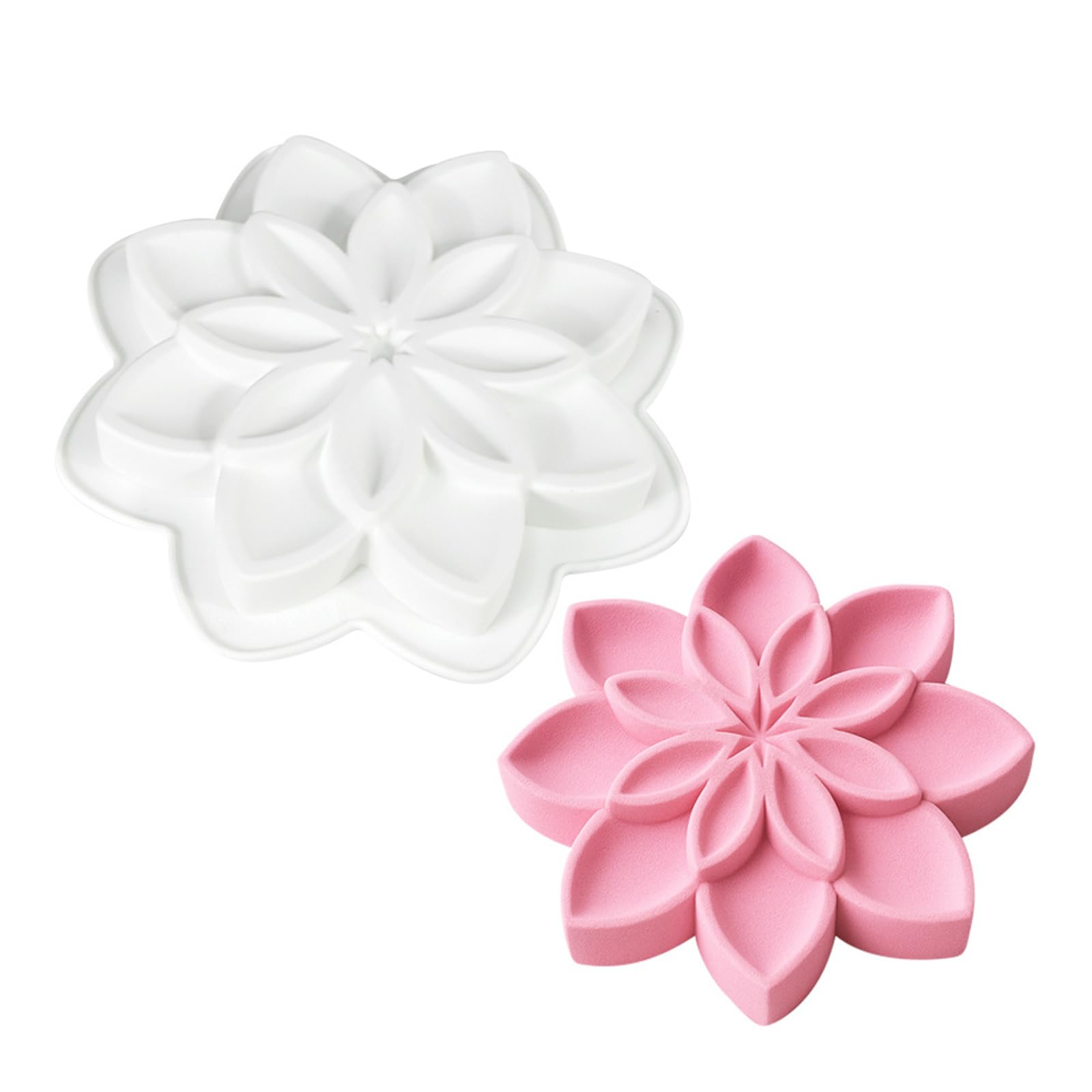 Xjdzineq Food Grade Silicone Molds Jasmine Flower Shape for Baking Plasters Decorations Jasmine Flower Silicone Molds