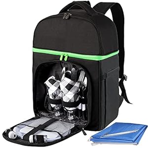 Vogano TWPB-36091A1 Picknick-Kühlrucksack Set