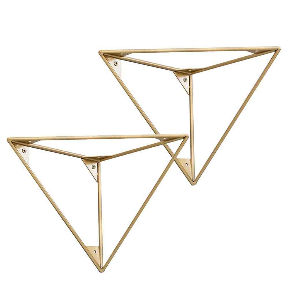 Support étagère triangle pour fixer une étagère murale sans risque d'affaissement du fer