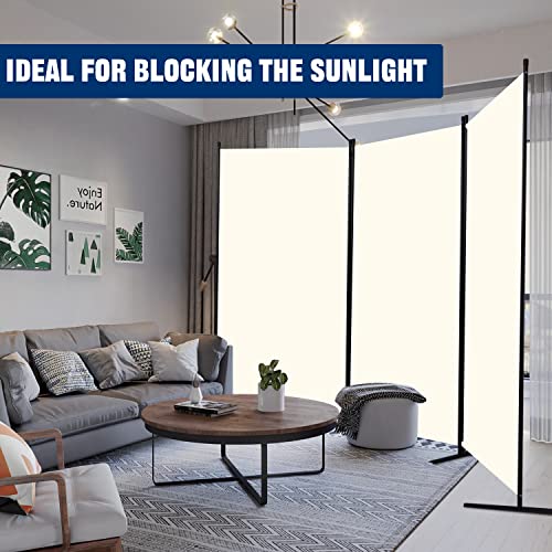 Image of Room Divider 3 Panel-102''Wide,6FT Room Dividers and Folding Privacy Screen