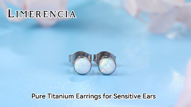 limerencia G23 Orecchini in Titanio Orecchini Uomo Diamante con