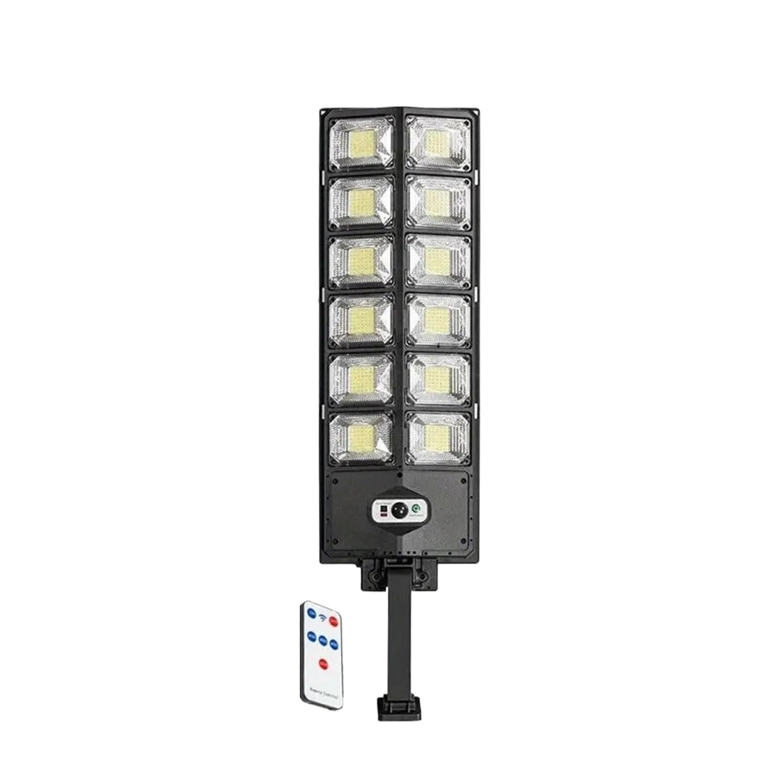 504 LED ultra-luminoso, luce solare stradale con sensore di movimento grandangolare, telecomando, risparmio energetico, impermeabile 4300 mAh