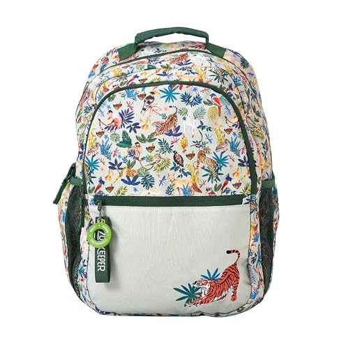 Image of ZOOKEEPER School Bag for Boys & Girls 8-10 Years Lightweight, Water Resistant Kids Backpack for School & Travel Spacious, Durable, Premium YKK Zippers Comfortable Design (Large, 25L)