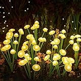 Aerlife ソーラーライト 屋外 6LED ガーデンライト 電球色 埋め込み【4個セット】自動点灯/消灯 雰囲気 明るい 防水 おしゃれ 装飾灯 風に揺れる ソーラー ledライト かわいい 照明パーティー 芝生 歩道 花壇などに適用