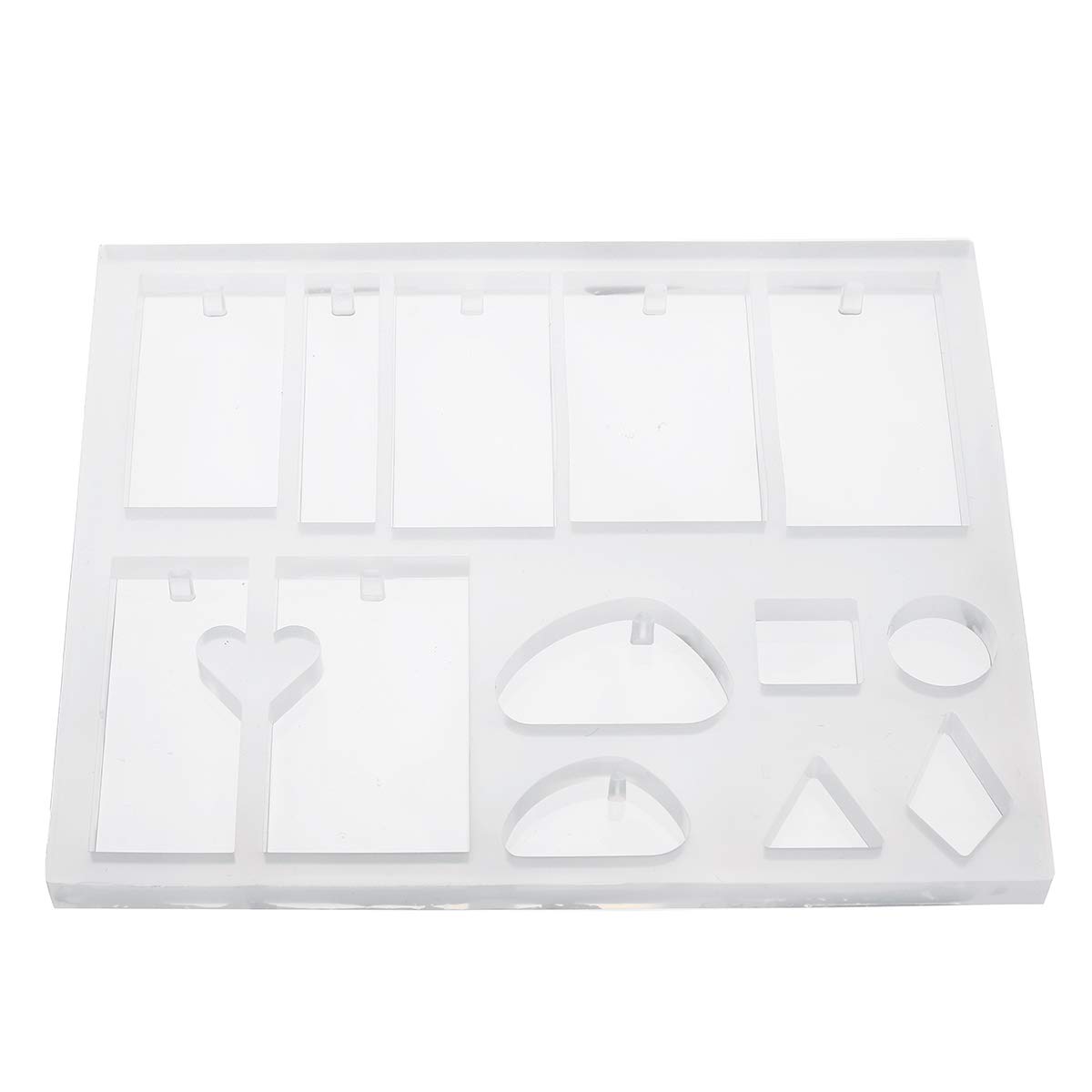 ChaRLes 83 Unids Diy Moldes De Silicona Haciendo Joyería Colgante Resina Casting Molde Herramienta W/Bolsa