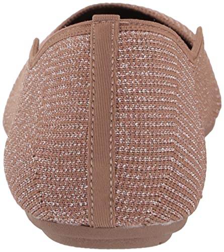 Skechers Women's Ballet Flat, Mocha, 6.5