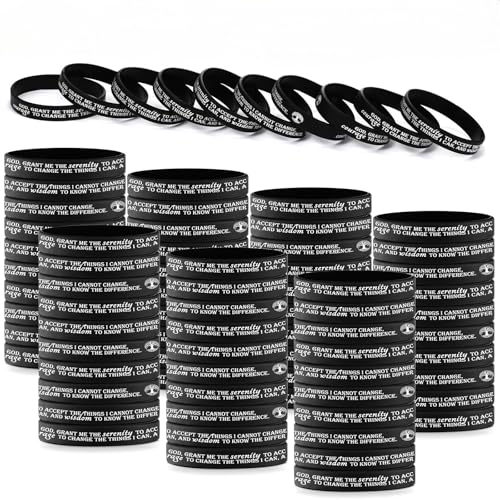 Bracelets de sobriété en silicone contre le doute : rappel de groupe efficace