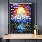 Puzzle 1000 Teile Erwachsene Mondbergfluss, Kreative Unterhaltung, Herausforderndes Rätsel, Spaß, Klassisches Puzzle 75 x 50 cm 1000 Teile Puzzle