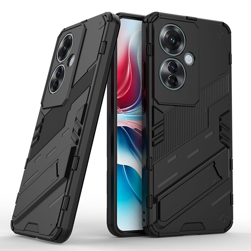 WOKEZ Hållare för Oppo Reno 11F - Stötsäkert Fodral i Svart