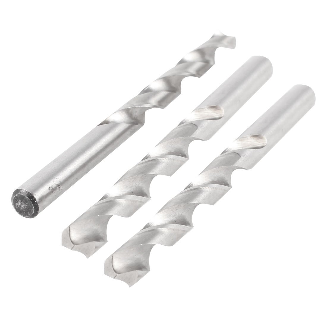 Aexit 116mm Length Tool holder 8.4mm Dia.Tip High Speed Steel Twist Drill Bit 3 PCS Model:92as106qo548