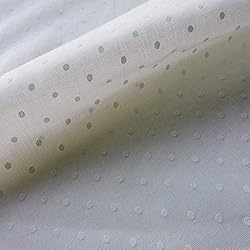 Baratas Muestrario De Telas Para Cortinas LAS TELAS ... Tejido por Metros,Visillo Plumeti Crudo, Ancho 2,80Mtrs. 1 Mtr.