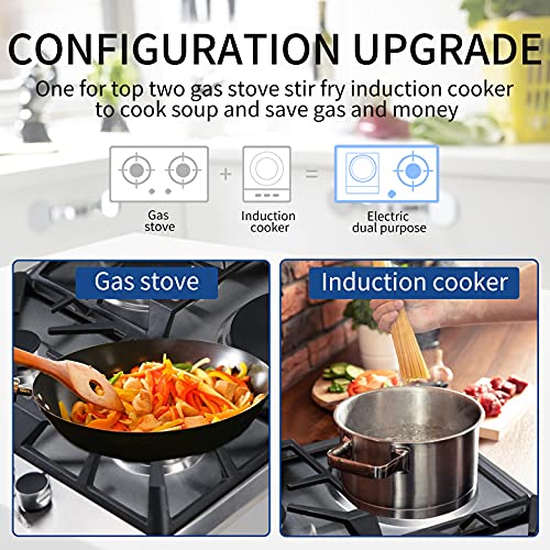 forimo-2420-Inches-Stainless-Steel-Gas-Cooktop-Built-in-Gas-Stove-3-Sealed-Burners-1-Electric-Stove-Cast-Iron-Grate-Stove-Top-LPGNG-Dual-Fuel-Thermocouple-Protection-Easy-to-Clean