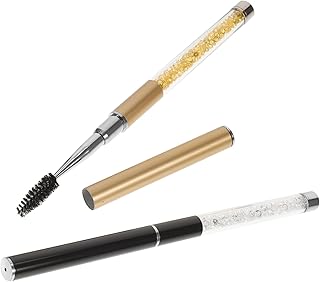 FRCOLOR 2 Pçs Escova De Cílios De Enxerto Rímel De Fibra Rímel Rímel De Alongamento De Cílios Rímel Cílios Postiços Ferramenta De Pincel De Cílios Delineador Líquido Pincel De Sobrancelha