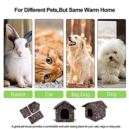 Primlisa, cuccia per gatti per esterni, resistente...