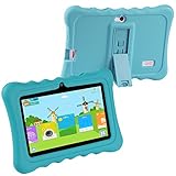 KOCASO [7 INCH] Quad Core [Android 4.4 KitKat] Kids HD Tablet PC- 8GB Storage W/ 32GB Expandable Memory, 1024x600, Dual Camera, WiFi/Bluetooth, Micro USB/SD Card Slot & FREE ACCESSORIES- Blue