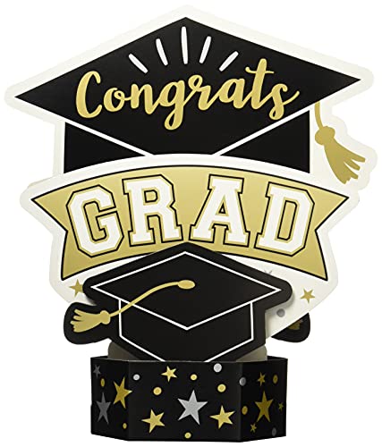 Amscan Congrats Grad accessoire table pop up 280168 déco fête fin d'études et diplôme