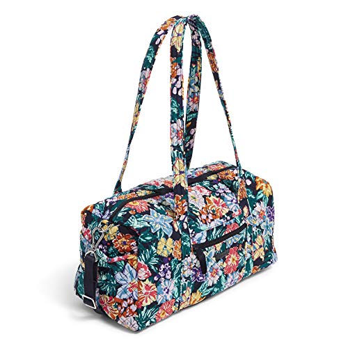 Vera Bradley Women's Cotton Small Travel Duffel Bag, Happy Blooms, One Size #TOP1