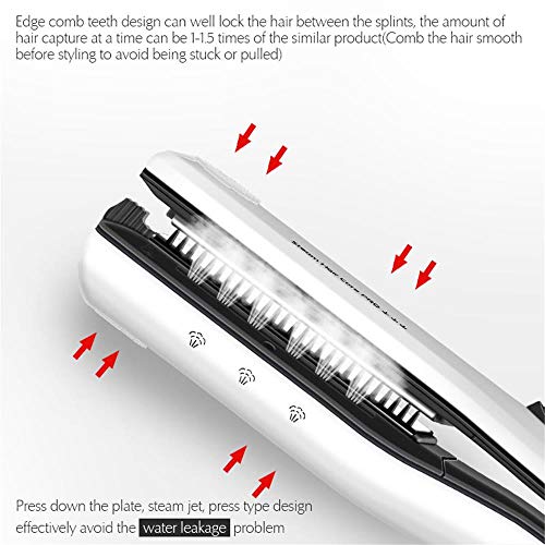 Plancha para cabello con vapor y control ajustable de temperatura miniatura 5