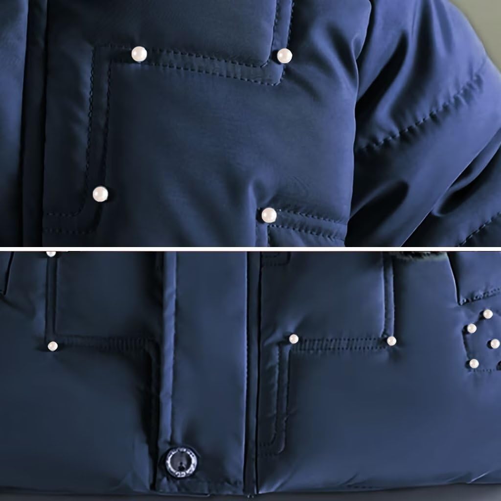 Cappotto invernale da ragazza giacca invernale calda in pile cappotti rivetti ispessiti cintura archi bambini cappotto cappotti per ragazze piumino bambini