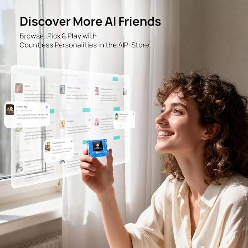 Image of AIPI-Lite AI Robot, Smart Customizable Character with Voice Cloning, GPT Model Access, Memory Storage, and Real-Time Interactive Reactions