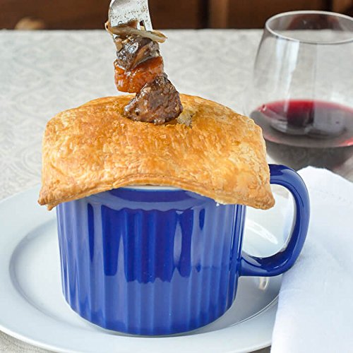 Set de 2 mugs de cerámica Stoneware 20oz con tapa miniatura 3