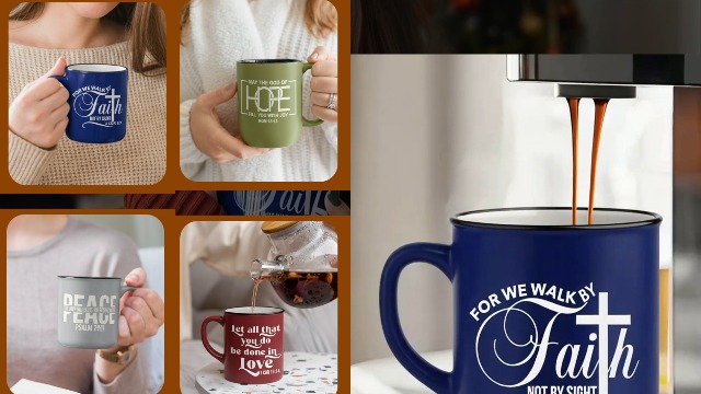 Amazon.com | Steadfast Selections 4 - Pack Inspirational Christian Coffee  Mug for Women & Men - Scripture Coffee Cups with Bible Verses - Religious  Coffee Mugs - Faith Based Gift Set -