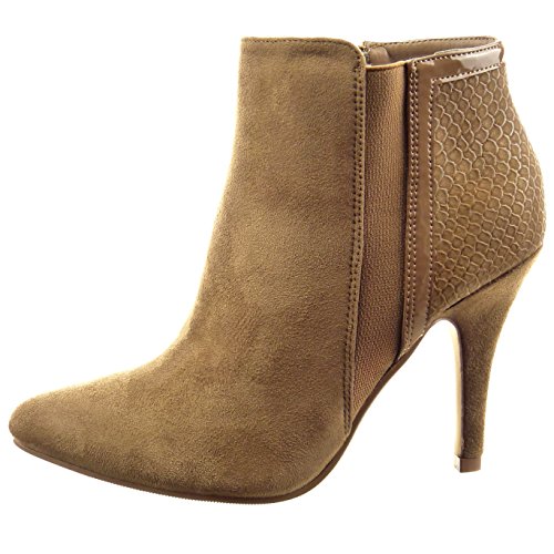 Sopily - Scarpe da Moda Stivaletti - Scarponcini